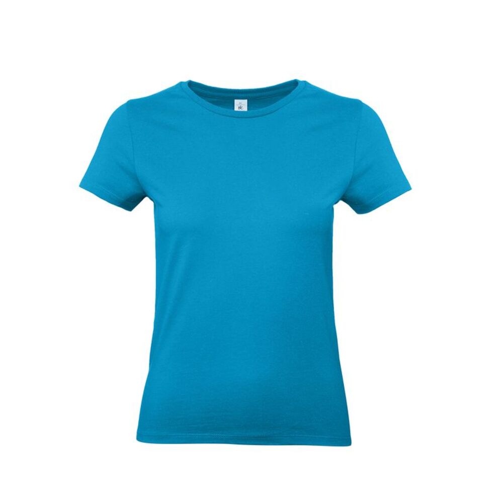 B&C Womens/Ladies E190 T-Shirt / Atoll Blue